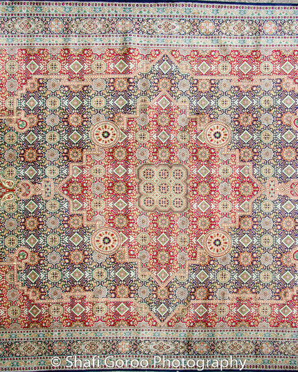 High knot silk on silk, size 9'x12'
