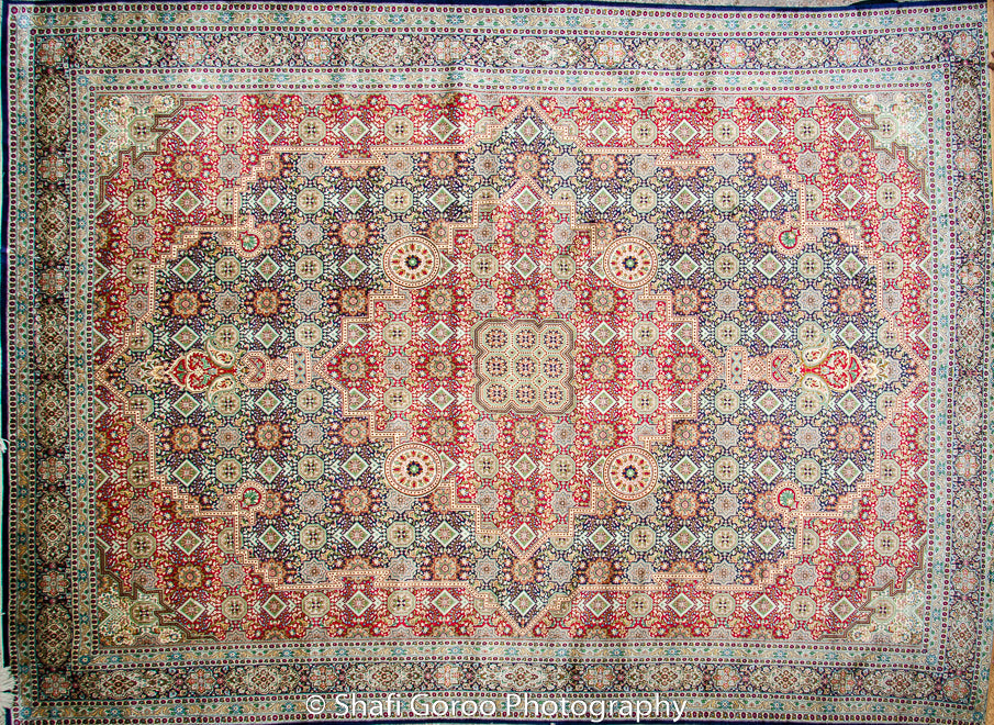 High knot silk on silk, size 9'x12'