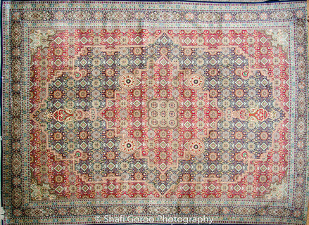 High knot silk on silk, size 9'x12'