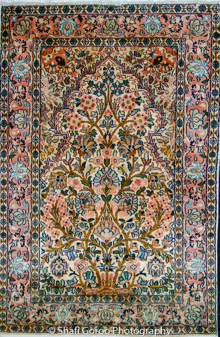 Regular silk carpet, size: 2 feet by 3 feet
