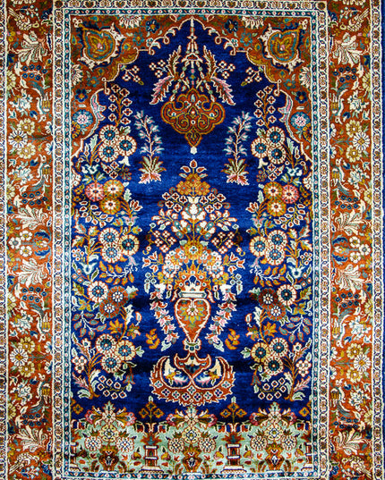 Regular silk carpet, size: 2 feet 6 inches by 4 feet
