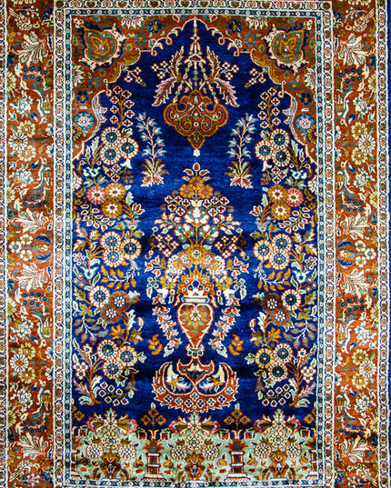 Regular silk carpet, size: 2 feet 6 inches by 4 feet