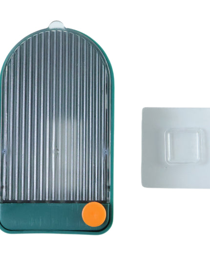 Wall Mounted Soap Holder With Drain Tray (1 Pc)