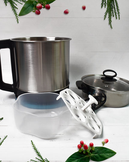 Soup Pot With Lid Stainless Steel Multi Cooker Kettle (800w  2.5 Ltr.)