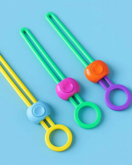 Reusable Silicone Food Bag Sealing Clips With Lock For Kitchen Storage ( 3 Pc)