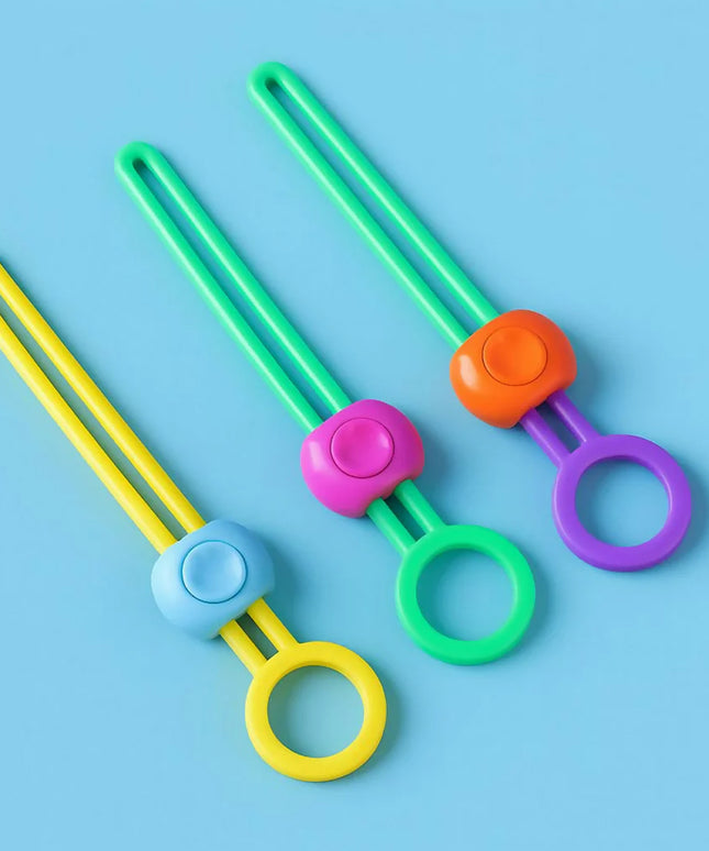 Reusable Silicone Food Bag Sealing Clips With Lock For Kitchen Storage ( 3 Pc)
