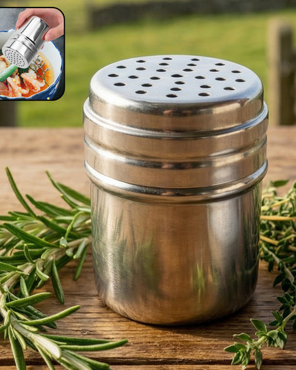 Multipurpose Stainless-steel Spice Shaker Container (1 Pc)