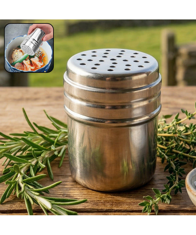 Multipurpose Stainless-steel Spice Shaker Container (1 Pc)