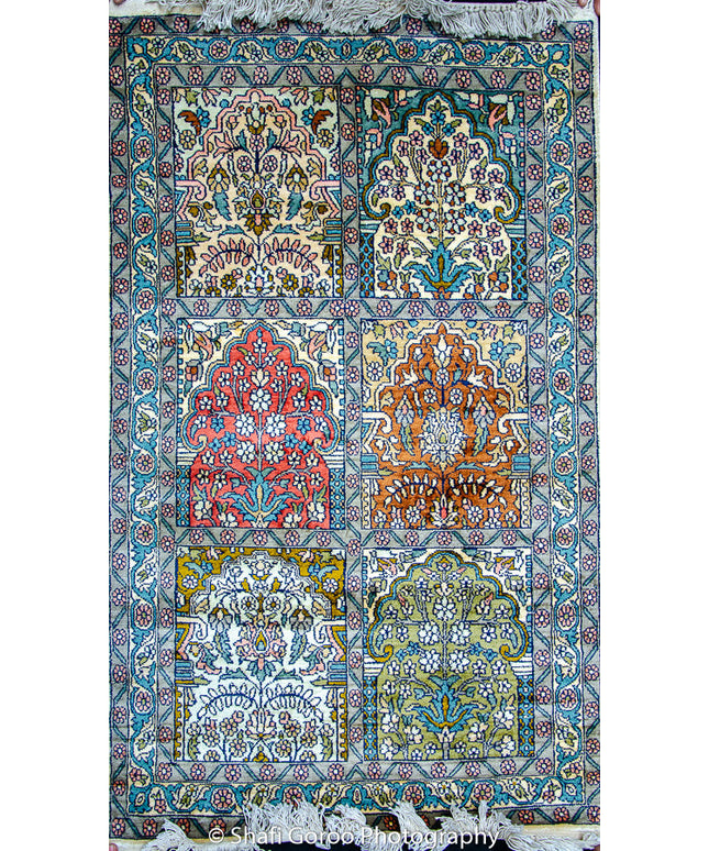Regular silk carpet, size: 2 feet 6 inches by 4 feet