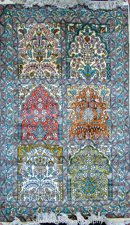 Regular silk carpet, size: 2 feet 6 inches by 4 feet