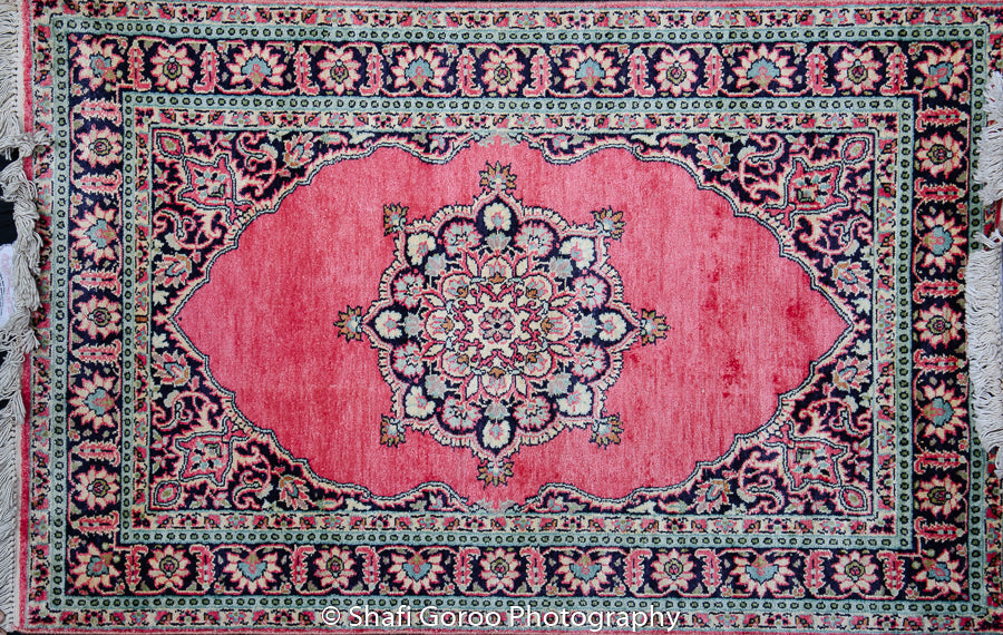 Regular silk carpet, size: 2 feet 6 inches by 4 feet