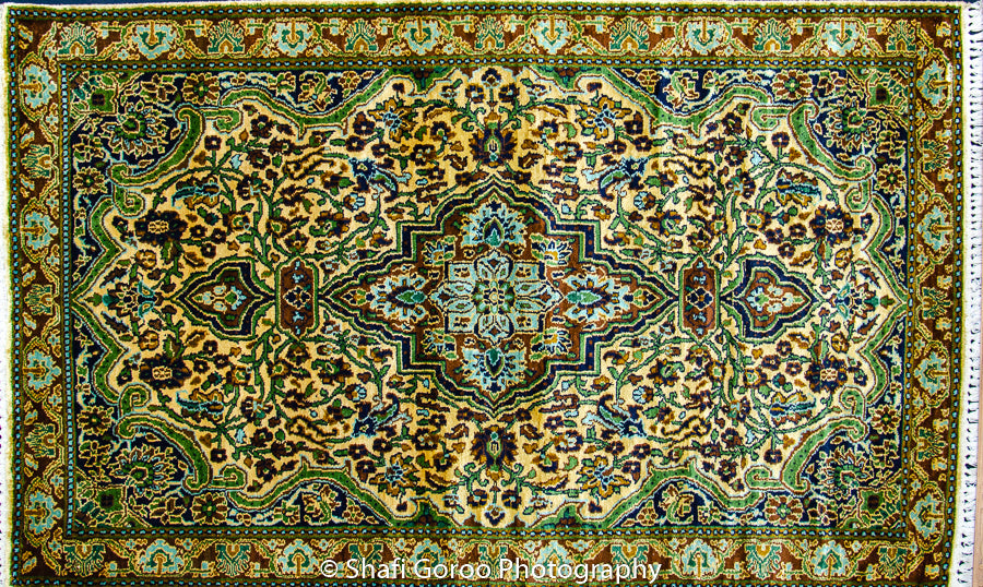 Regular silk carpet, size: 2 feet 6 inches by 4 feet