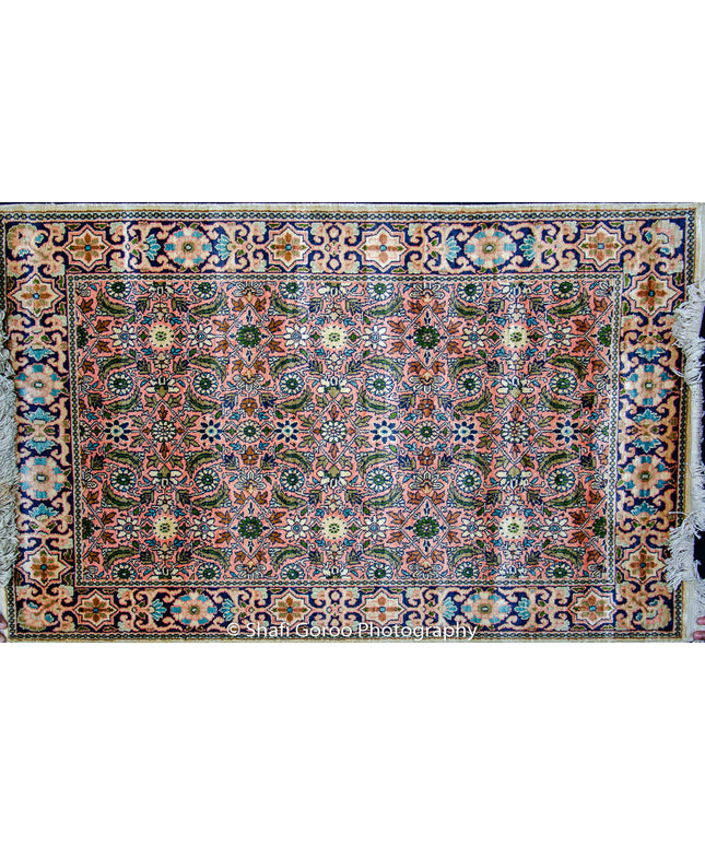 Regular silk carpet, size: 2 feet 6 inches by 4 feet