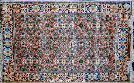 Regular silk carpet, size: 2 feet 6 inches by 4 feet