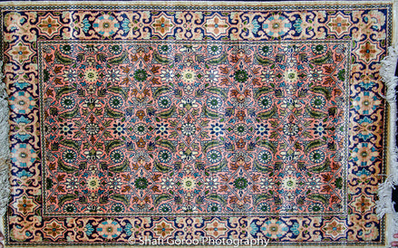 Regular silk carpet, size: 2 feet 6 inches by 4 feet