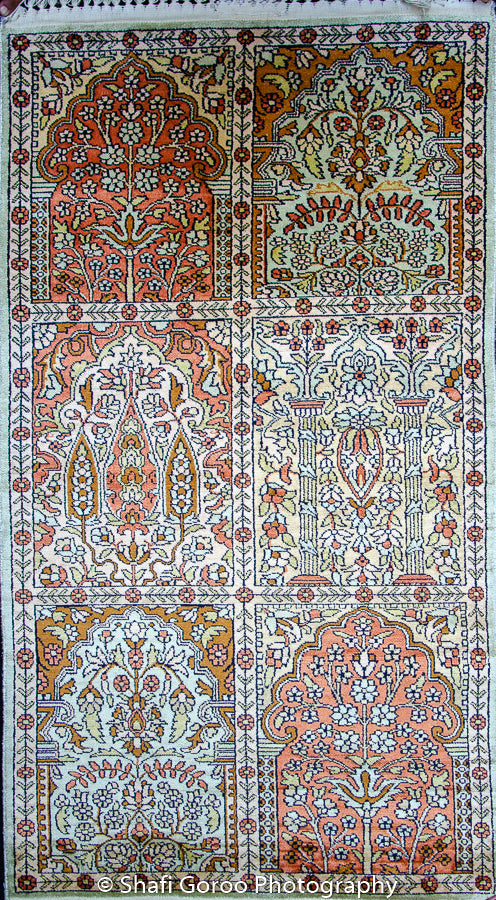 Regular silk carpet, size: 2 feet 6 inches by 4 feet