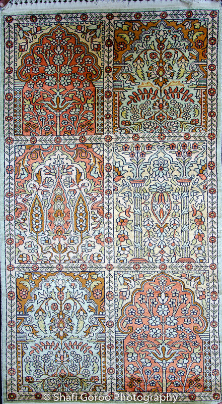 Regular silk carpet, size: 2 feet 6 inches by 4 feet