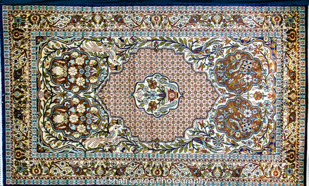 Regular silk carpet, size: 3 feet by 5 feet