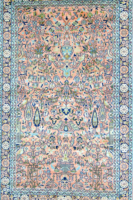 Regular silk carpet, size: 3 feet by 5 feet
