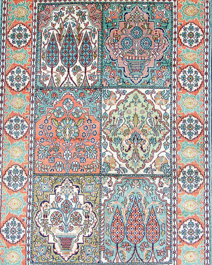Regular silk carpet, size: 3 feet by 5 feet