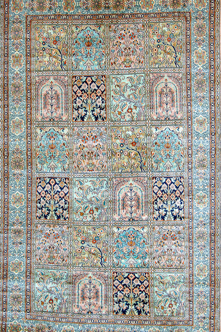 High knot silk on silk, size 3' x 5'