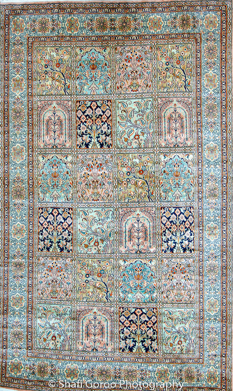 High knot silk on silk, size 3' x 5'