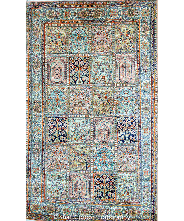 High knot silk on silk, size 3' x 5'