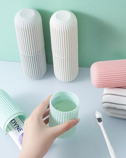 1361 Multipurpose Capsule Shape Portable Travel Storage Bottle