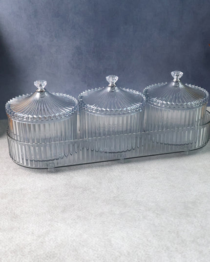 Dry Fruit  Snack Storage - (3 Pc  Set)