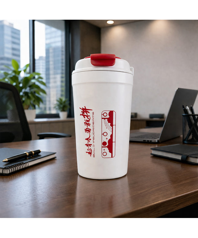 Vacuum Insulated Travel Mug Tumbler With Lid (500 Ml Approx)
