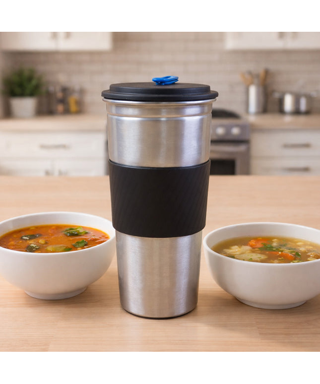 Supermom Stainless Steel Sip Mate Travel Tumbler (Approx. 500 Ml)