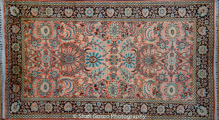 Regular silk carpet, size: 3 feet by 5 feet