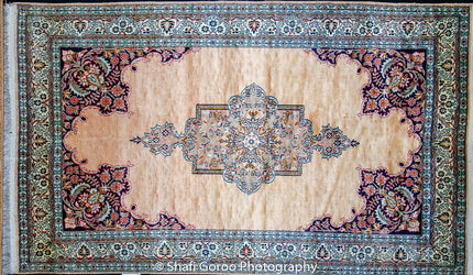 Regular silk carpet, size: 3 feet by 5 feet
