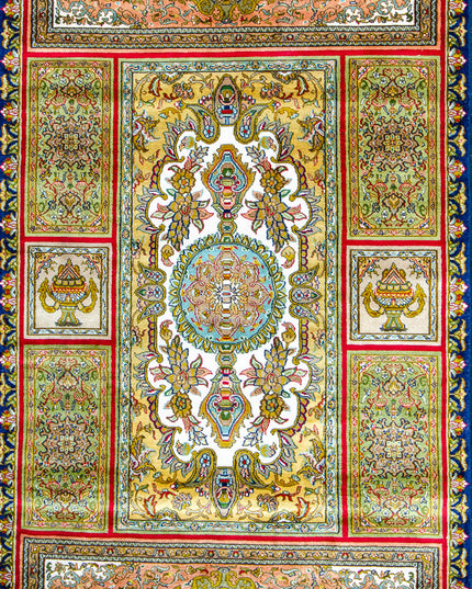 High knot silk on silk, size 3' x 5'