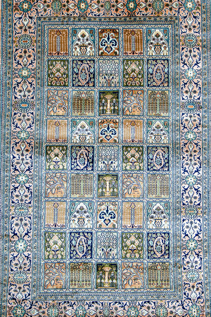 High knot silk on silk, size 3' x 5'