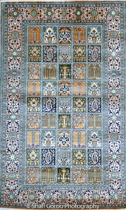 High knot silk on silk, size 3' x 5'