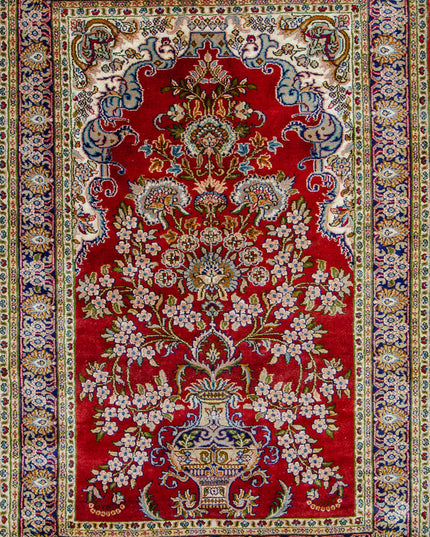 High knot silk on silk, size 2' x 3'