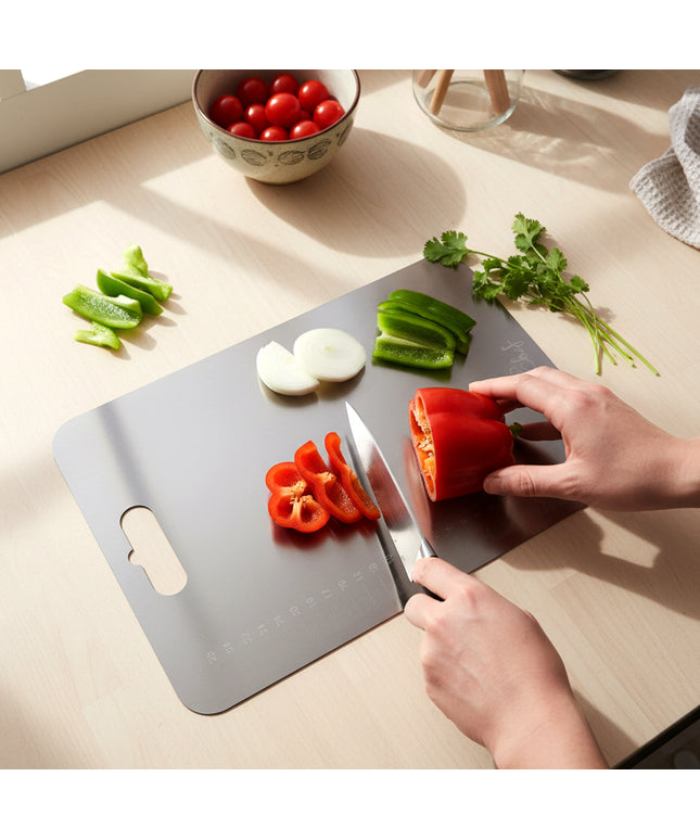 Large Stainless Steel Chopping Cutting Board (1 Pc)