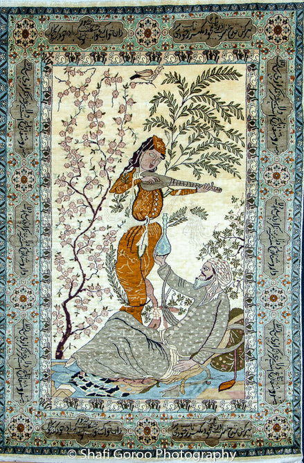 Regular silk carpet, size: 4 feet by 6 feet