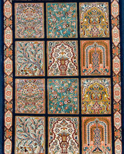 High knot silk on silk, size 2' x 3'