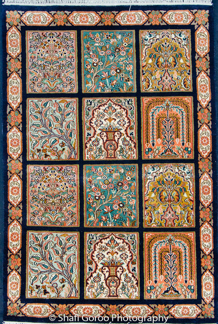 High knot silk on silk, size 2' x 3'