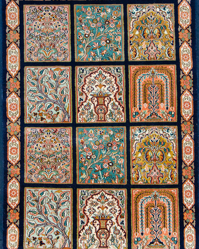 High knot silk on silk, size 2' x 3'