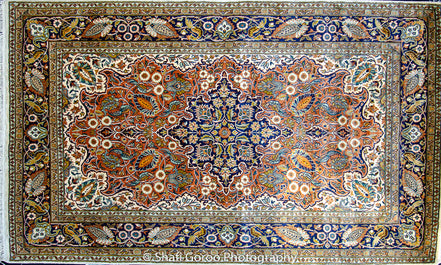 High knot silk on silk, size 2.5' x 4'