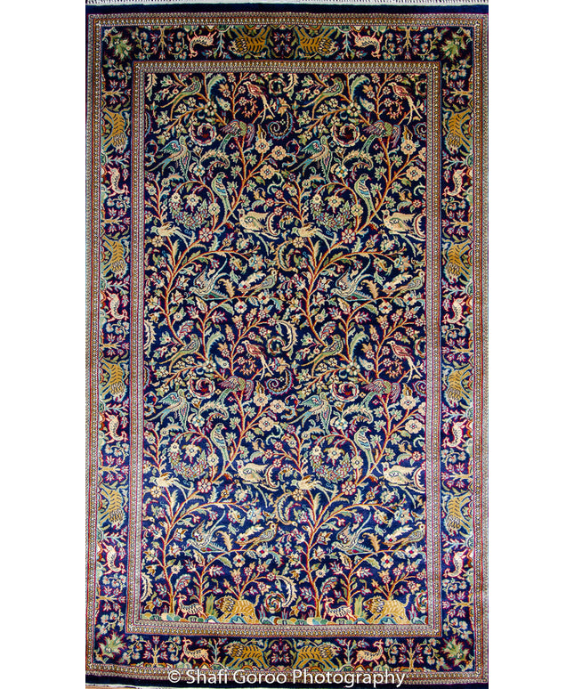 High knot silk on silk, size 2.5' x 4'