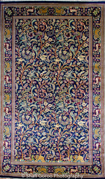 High knot silk on silk, size 2.5' x 4'