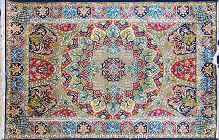 Regular silk carpet, size: 4 feet by 6 feet