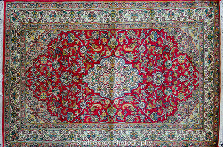 High knot silk on silk, size 2' x 3'