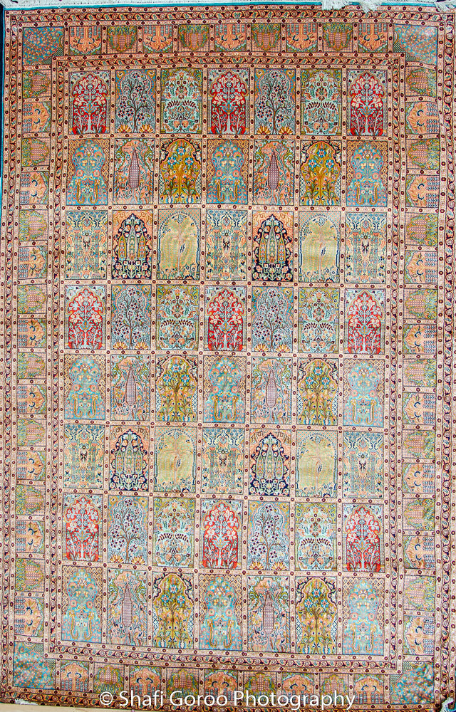 High knot silk on silk, size 6'x9'