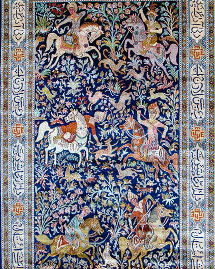 High knot silk on silk, size 3' x 5'