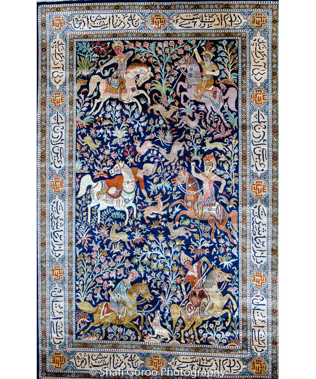 High knot silk on silk, size 3' x 5'